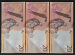 PERU - FAUNA - 20 SOLES - 2019 - FE - 3 NOTAS