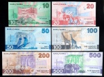 NOVIDADE - ZAMBIA - FAUNA - SÉRIE COMPLETA COM 6 NOTAS - FE