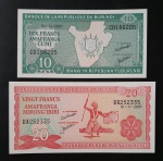 BURUNDI - 2 NOTAS - FE