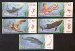 ILHAS COOK - FAUNA 5 NOTAS FANTASIA - FE - SPECIMEN