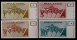 ESLOVENIA - 4 NOTAS EM SÉRIE - FE