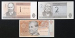 ESTONIA - 3 NOTAS EM SÉRIE - FE