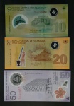 NICARAGUA - POLÍMERO - 3 NOTAS - FE