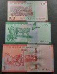 OMAN - 3 NOTAS EM SÉRIE - FE
