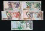 SÉRIE - SÃO TOMÉ E PRINCIPE - 5 NOTAS - FE