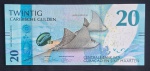CURAÇAO/SAN MAARTEN - 20 GULDEN - FAUNA MARINHA