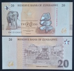 ZIMBABWE - NOVIDADE - 20 ZIG - FE