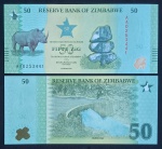 ZIMBABWE - NOVIDADE - 50 ZIG - FE