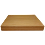 Grande mesa de centro de formato retangular em madeira. 30 x 120 x 170 cm. Este lote encontra-se na casa do comitente no Alto da Boa Vista, SP. A retirada deverá ser agendado previamente com o nosso escritório no telefone 11.5044.1228.