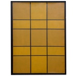 PAULA KADUNC (São Paulo, 1954)  Geométrico. Acrilica s/ c.c.p. Ass, e datado no verso, 2007. 60 x 44 cm (MI). 64 x 47 cm (ME).