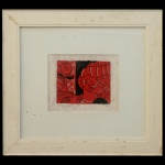 ROMERO BRITO - The Tulip (A Tulipa). Litografia em serigrafia. Edição limitada. Tiragem 430/800. Ass. cie. 20 x 26 cm (MI). 53 x 58 cm (ME).