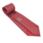 HERMES, Paris  Gravata francesa 100%  seda. 140 cm.