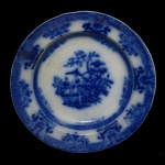 Prato fundos de louça inglesa. 23 cm. Restauro?