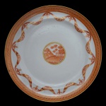 Barão de Ramalho. Prato em porcelana Cia das