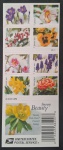 ESTADOS UNIDOS  - FLORA - 9 SELOS AUTOADESIVOS - MINT