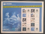 ONU - COMEMORATIVO CONTRA O TRÁFICO HUMANO - 2010 - FOLHA - MINT - FACIAL - U$ 6,50
