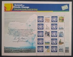 ONU - ALTERAÇÕES CLIMATICAS - 2009 - FOLHA - MINT -  FACIAL - U$ 9.80