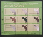 ONU - JOGOS PARALIMPICOS - 2012 - BLOCO - MINT