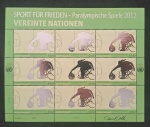 ONU - JOGOS PARALIMPICOS - 2012 - BLOCO - MINT