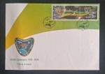 BRASIL - MISSÃO CENTENARIO - ENVELOPE FDC - COM CARIMBO COMEMORATIVO