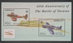 KIRIBATI - 60 ANIVERSARIO DA BATALHA DE TARAWA - BLOCO - MINT