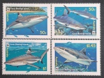 AUSTRALIA - TUBARÃO - 4 SELOS - MINT
