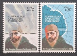 ANTÁRTICO AUSTRALIANO - TERRITORIO - 2 SELOS - 1982 - PONTOS DE OXIDO