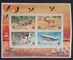 TANZANIA - FAUNA - BLOCO MINT