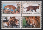 COREIA DO NORTE - WWF - FAUNA 4 SELOS MINT