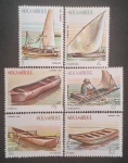 MOÇAMBIQUE - BARCOS 6 SELOS MINT
