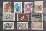 UNIÃO SOVIETICA - LOTE COM 10 SELOS DIFERENTES