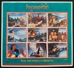 GUIANA - DISNEY - FOLHA COM 9 SELOS - MINT