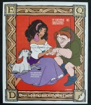 SÃO VICENTE E GRANADINAS - DISNEY - BLOCO - MINT