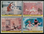 GRANADA - DISNEY - SÉRIE DE 4 SELOS - MINT