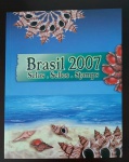COLEÇÃO DE SELOS DO BRASIL ANO 2007 LACRADA - EMITIDA PELOS CORREIOS