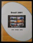 COLEÇÃO DE SELOS DO BRASIL  ANO 2001 LACRADA -EMITIDA  PELOS CORREIOS