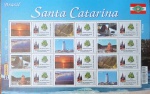 FOLHA DE PERSONALIZADO - C-2783/88 - SANTA CATARINA - MINT - RHM 144 UF