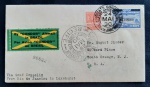 ZEPPELIN SOBRE ENVELOPE CIRCULADO PARA O U.S.A. - RHM R$ 3.850,