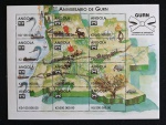 ANGOLA - MAPA, FAUNA, TRANSPORTES - FOLHA MINT