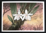 DOMINICA - ORQUIDEAS - BLOCO MINT