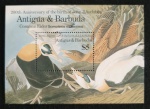 ANTIGUA - AVES - BLOCO MINT