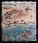 ANGOLA - TARTARUGAS - 4 SELOS MINT