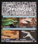 GAMBIA - COBRAS - BLOCO MINT