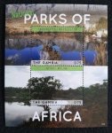 GAMBIA - PARQUES DA AFRICA - BLOCO MINT
