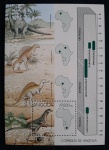 ANGOLA - DINOSSAUROS - BLOCO MINT
