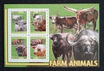 SÃO VICENTE - ANIMAIS DA FAZENDA - BLOCO MINT