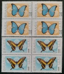 SÉRIE EM QUADRAS - PROMOÇÃO DA FAUNA BRASILEIRA BORBOLETAS