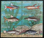 QUADRA DO SELO - PEIXES DE ÁGUA DOCE NO BRASIL