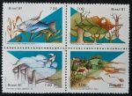 SÉRIE EM QUADRAS - FLORA BRASILEIRA - FLORESTA DO PLANALTO CENTRAL