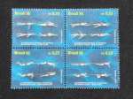 SETENANT - MUNDIAL DE NATAÇÃO - 4 SELOS MINT